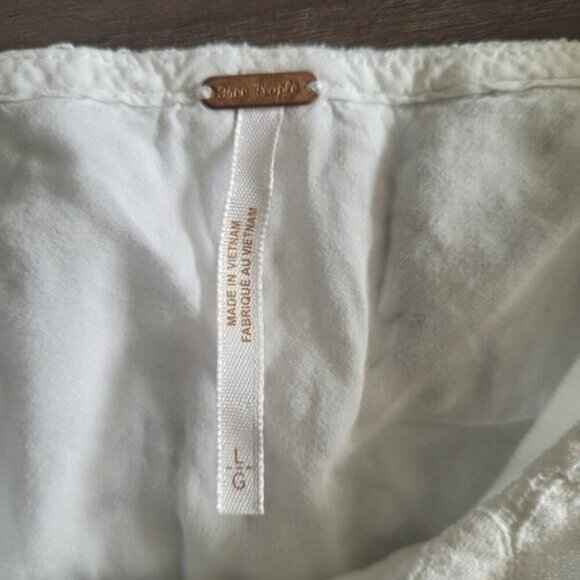 Free People Ivory Be Your Baby Lace Baby doll Dress Size Large - Picture 6 of 9